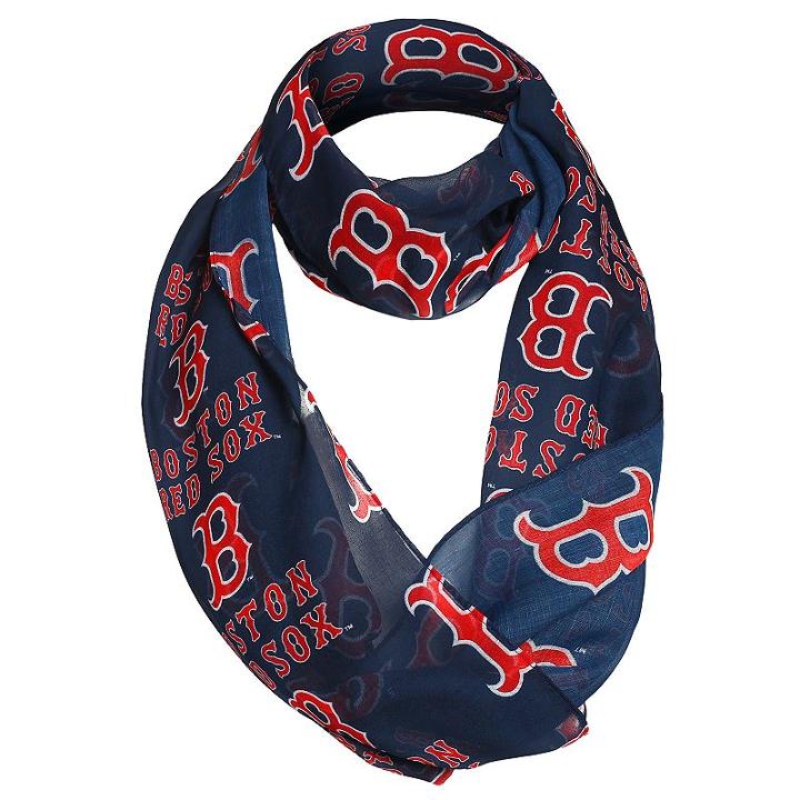 Women's Forever Collectibles Boston Red Sox Logo Infinity Scarf, Multicolor