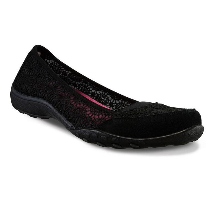 Skechers Relaxed Fit Breathe Easy Pretty Factor Women's Ballet Flats, Girl's, Size: 7, Oxford