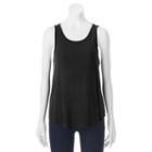 Juniors' Mudd&reg; Swing Muscle Tank, Teens, Size: Xl, Black