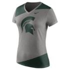 Women's Nike Michigan State Spartans Champ Drive Tee, Size: Xl, White