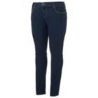 Juniors' Plus Size So&reg; Low Rise Skinny Jeans, Teens, Size: 16 W, Dark Blue