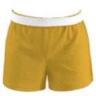 Juniors' Soffe Fold-over Athletic Shorts, Kids Unisex, Size: Medium, Yellow