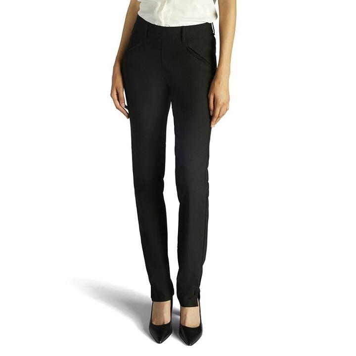 Lee Ivy Slim Straight-leg Dress Pants - Women's, Size: 8 - Regular, Black