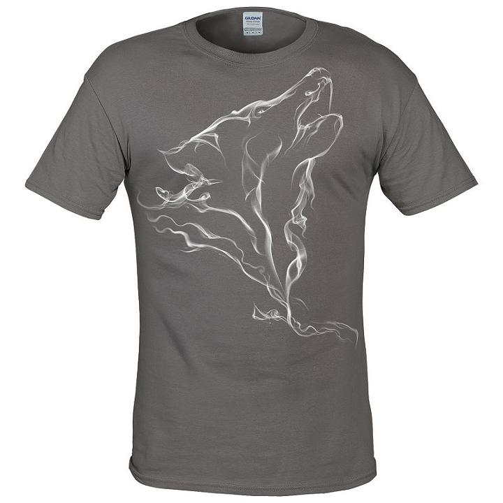 Big & Tall Lost Creek Wolf Tee, Men's, Size: 2xb, Grey