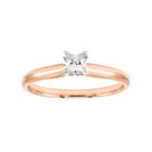14k Rose Gold 1/4 Carat T.w. Igl Certified Diamond Solitaire Engagement Ring, Women's, Size: 8.50, White