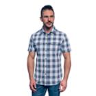 Men's Lee Chip Button-down Shirt, Size: Large, Light Blue