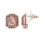 Simply Vera Vera Pink Cushion Halo Stud Earrings, Women's