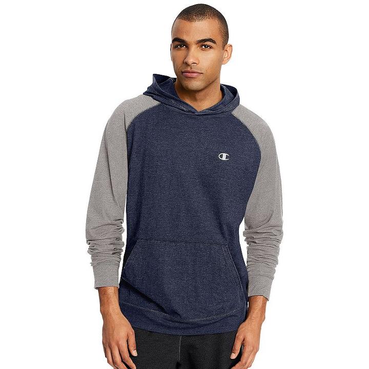 Men's Champion Vapor Pullover Hoodie, Size: Medium, Blue (navy)