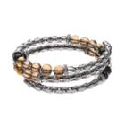 Simply Vera Vera Wang Beaded Popcorn Chain Coil Bracelet, Women's, Multicolor