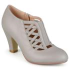 Journee Collection Reita Women's High Heel Ankle Boots, Girl's, Size: Medium (11), Grey