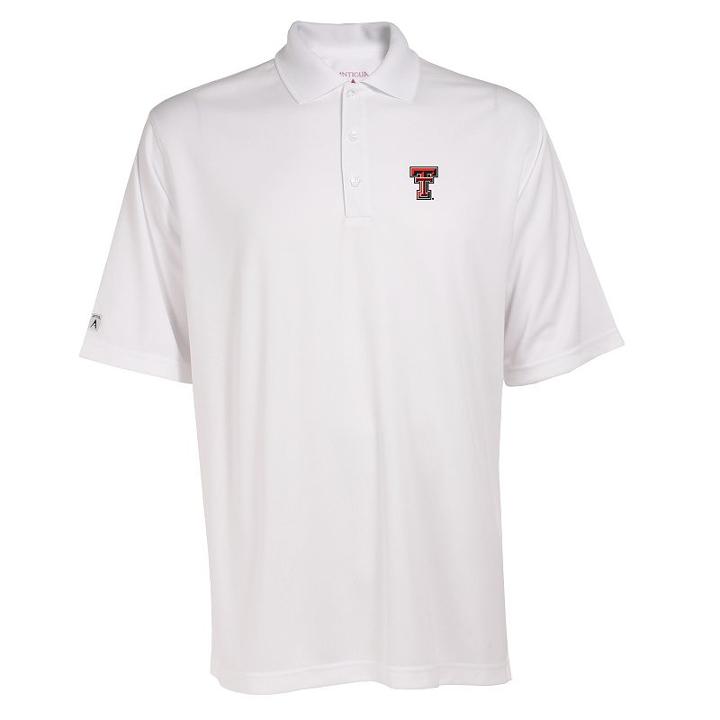 Men's Texas Tech Red Raiders Exceed Desert Dry Xtra-lite Performance Polo, Size: Xl, White