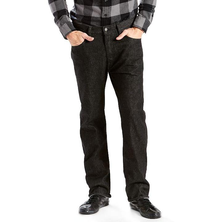 Men's Levi's&reg; 501&trade; Original Fit Jeans, Size: 29x30, Black