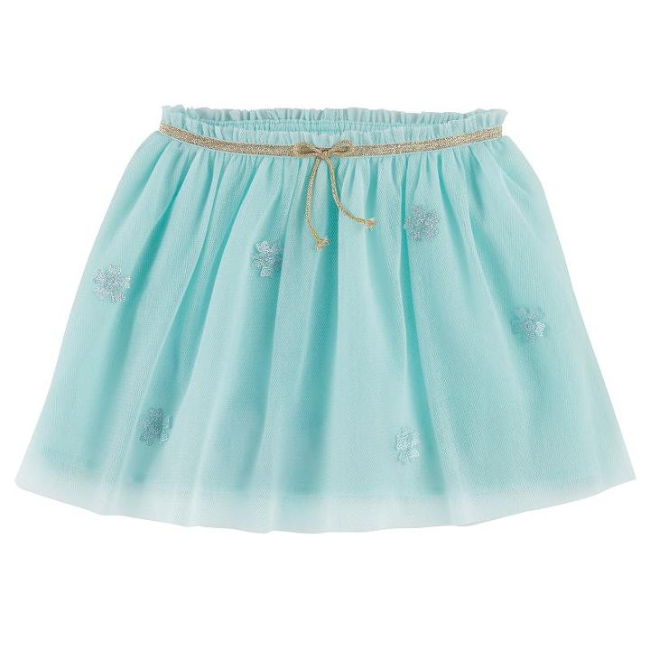Girls 4-12 Sonoma Goods For Life&trade; Embellished Tutu Skort, Girl's, Size: 5, Turquoise/blue (turq/aqua)