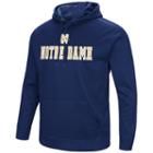 Men's Campus Heritage Notre Dame Fighting Irish Sleet Pullover Hoodie, Size: Medium, Dark Blue