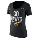 Women's Nike Iowa Hawkeyes Local Spirit Tee, Size: Xl, Black