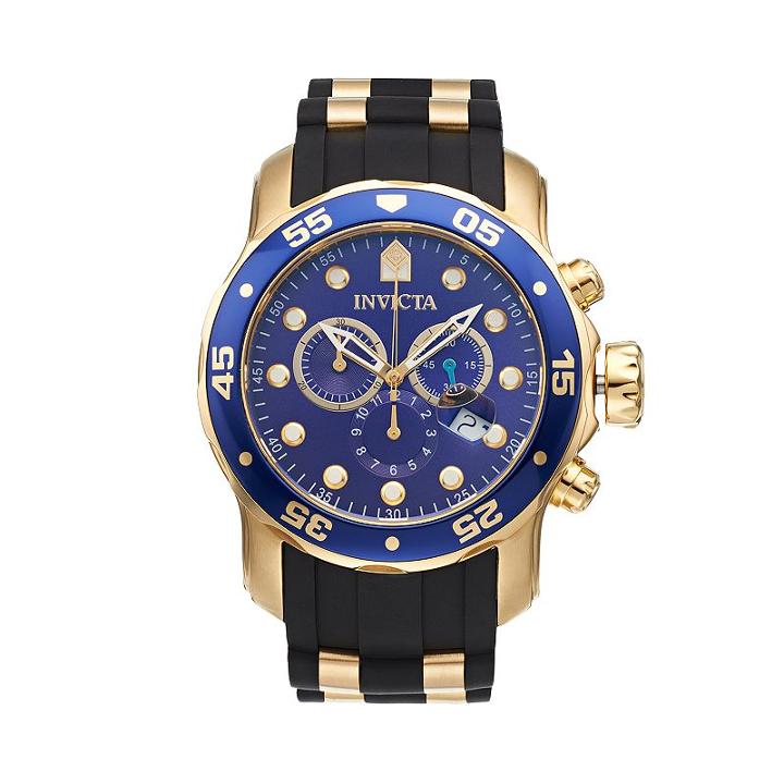 Invicta Men's Pro Diver Chronograph Watch, Black