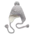 Sonoma Goods For Life&trade; Chenille Cozy Lined Pom Heidi Hat, Women's, Grey