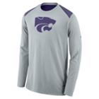 Men's Nike Kansas State Wildcats Shooter Tee, Size: Large, Silver