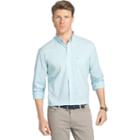 Men's Izod Classic-fit Striped Stretch Button-down Shirt, Size: Xl, Blue Other