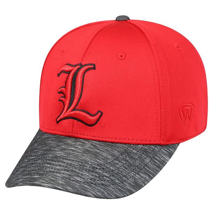 Adult Top Of The World Louisville Cardinals Lightspeed One-fit Cap, Men's, Med Red