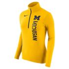 Women's Nike Michigan Wolverines Element Pullover, Size: Small, Gold