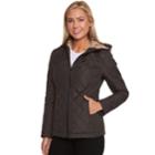 Women's Halitech Hooded Quilted Jacket, Size: Medium, Green