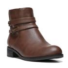 Lifestride Smirk Women's Ankle Boots, Size: Medium (7.5), Brown