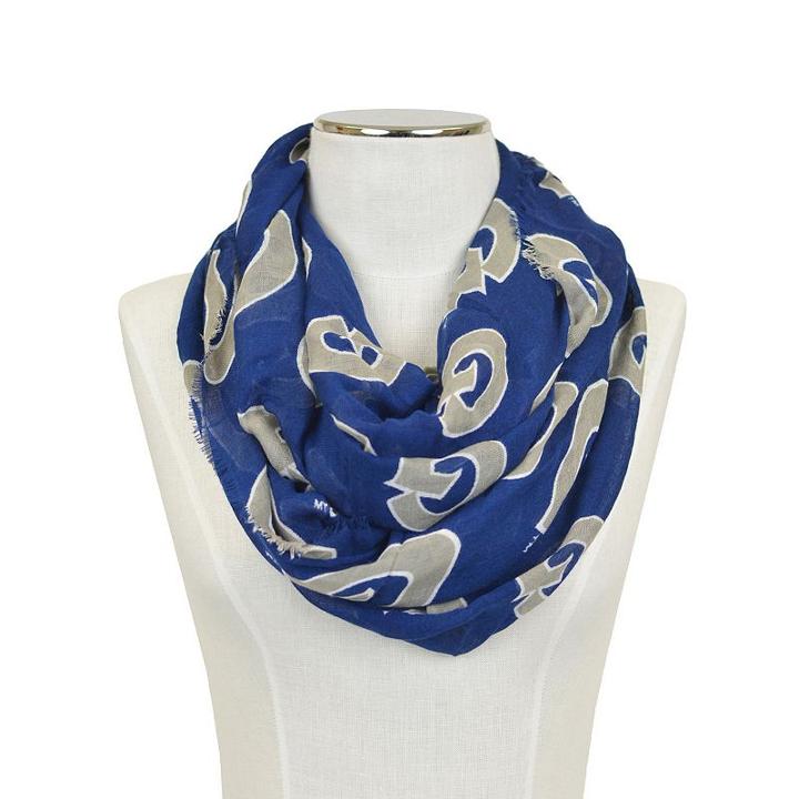 Women's Zoozatz Georgetown Hoyas Logo Infinity Scarf, Multicolor