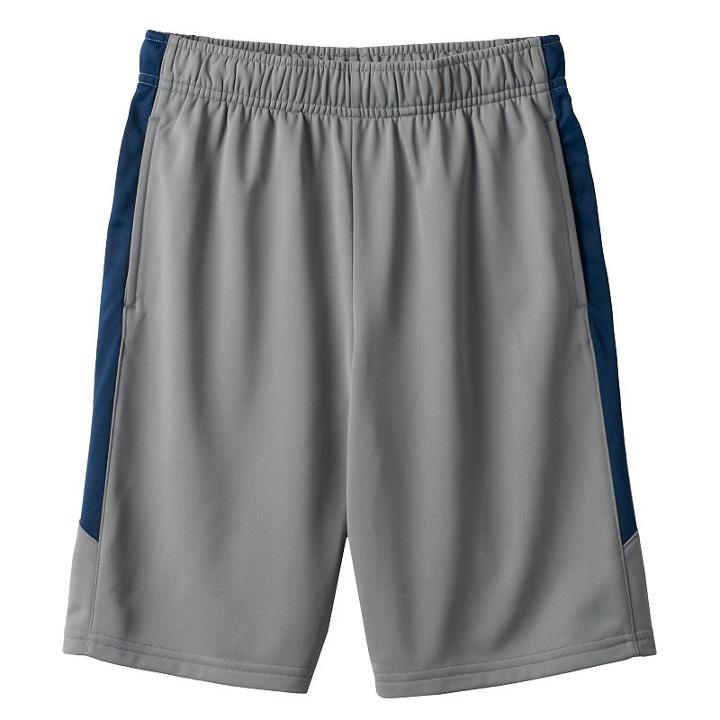 Boys 8-20 Husky Tek Gear&reg; Tricot Shorts, Boy's, Size: S Husky, Med Grey