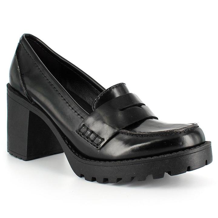 Dolce By Mojo Moxy Jukebox Women's Chunky-heel Loafers, Size: Medium (11), Black
