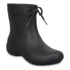 Crocs Freesail Shorty Women's Waterproof Rain Boots, Size: 9, Black