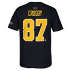 Men's Reebok Pittsburgh Penguins Sidney Crosby 2017 Stanley Cup Playoffs Player Tee, Size: Large, Black
