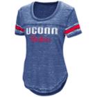 Women's Campus Heritage Uconn Huskies Double Stag Tee, Size: Xxl, Blue (navy)