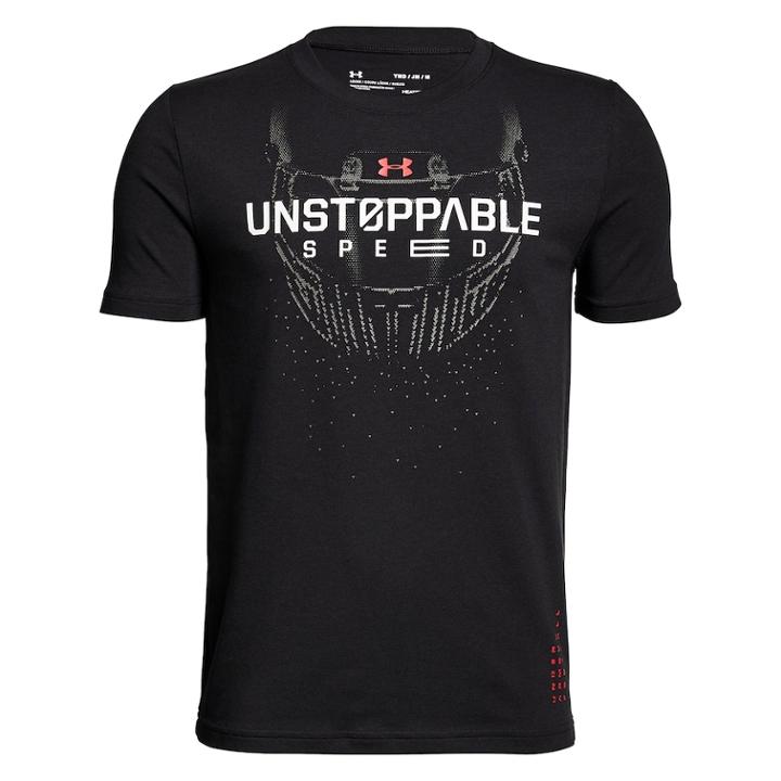 Boys 8-20 Under Armour Unstoppable Speed Tee, Size: Large, Black