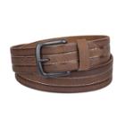 Men's Levi's&reg; Center-stitched Leather Belt, Size: Small, Brown