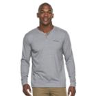 Big & Tall Columbia Sportswear Logo Omni-wick Performance Henley, Men's, Size: Xxl Tall, Dark Grey