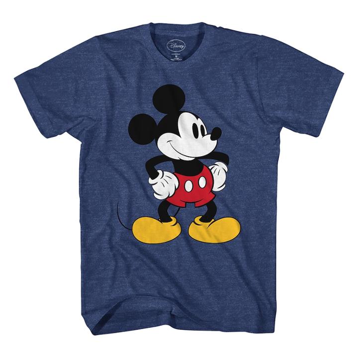 Boys 8-20 Disney Mickey Mouse Tee, Size: Large, Med Blue