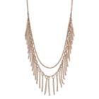 Chain Fringe Necklace, Women's, Gold
