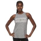 Women's Tek Gear&reg; Performance Graphic Tank, Size: Xxl, Med Grey