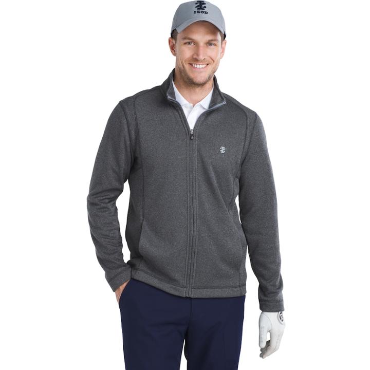 Men's Izod Hydra Shield Stretch Golf Jacket, Size: Small, Grey (charcoal)