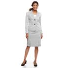 Women's Le Suit Herringbone Jacket & Skirt Suit, Size: 12, Dark Grey