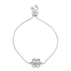 Simply Vera Vera Wang Sterling Silver 1/5 Carat T.w. Diamond Bolo Bracelet, Women's, Size: 9, White