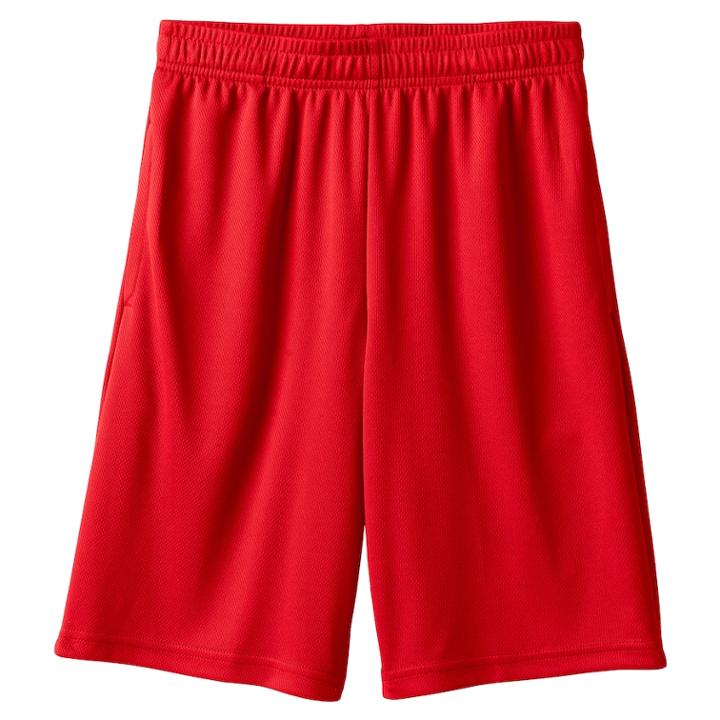 Husky Boys 8-20 Tek Gear&reg; Basic Mesh Shorts, Size: Xl Husky, Med Red