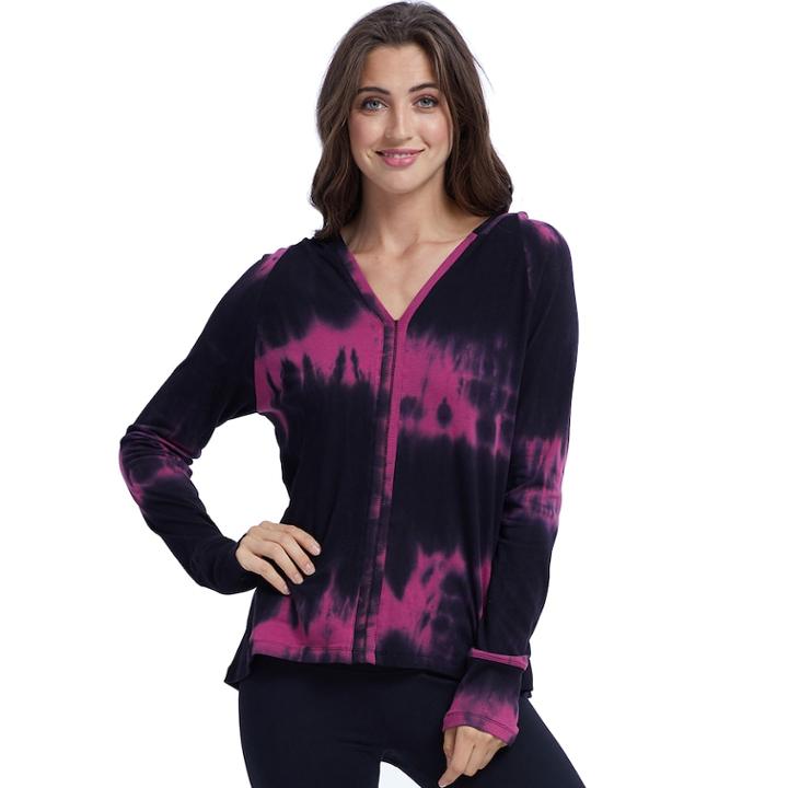 Women's Balance Collection Lilah Hoodie, Size: Large, Red Overfl