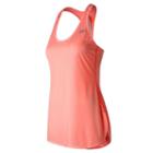 Women's New Balance Accelerate Racerback Running Tank, Size: Xl, Brt Red