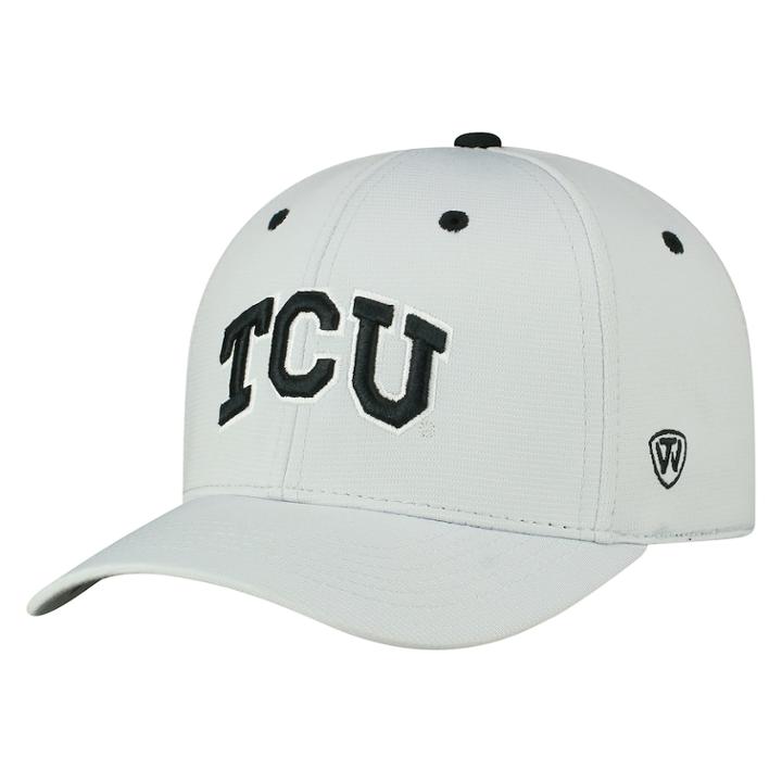 Adult Top Of The World Tcu Horned Frogs High Power Cap, Men's, Light Grey