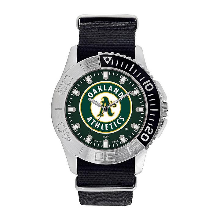 Men's Game Time Oakland Athletics Starter Watch, Black