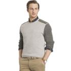 Big & Tall Arrow Classic-fit Colorblock Fleece Sweater, Men's, Size: 4xb, Lt Beige