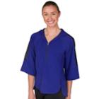 Women's Jockey Sport Flight Mesh Insert Hoodie, Size: Large, Med Purple