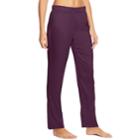 Women's Maidenform Pajamas: Snowbird Satin Pants, Size: Medium, Med Purple